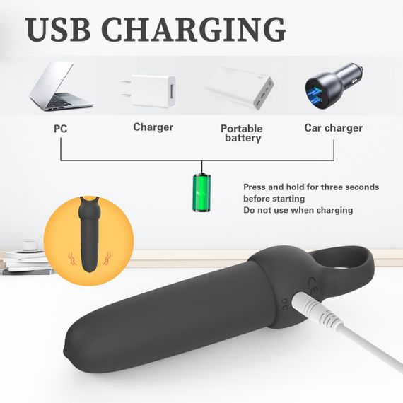 Міні-вібратор Every Night Toys Elliot світло-бірюзовий, 10 режимів вібрації sexstyle | Зображення 3