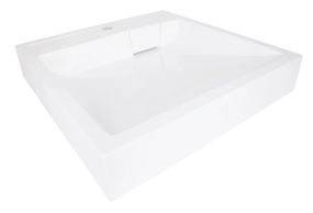 Раковина на пральну машину Qtap Arvin 59x59x115 мм. квадратна, без донного клапана QTARV2365WHI48575