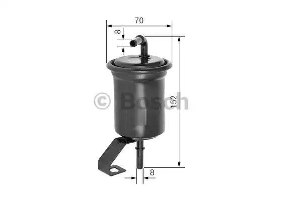 Фільтр паливний TOYOTA LAND CRUISER, BOSCH (F026403756) | Зображення 4