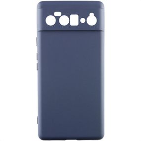 Чохол TPU GETMAN Liquid Silk Full Camera для Google Pixel 6 Pro Синій / Midnight Blue