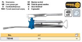 Шприц для змащування ручної 0,4 л VOREL-78046