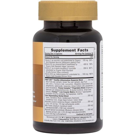 Комплекс для профилактики работы печени Nature's Plus Age Loss Liver Support 90 Caps NTP8009 | Зображення 1