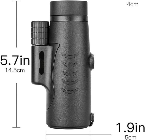 Монокулярний телескоп 12X42 з BAK4 призмами та триногою, для спостереження за птахами, природою та полюванням | Зображення 9
