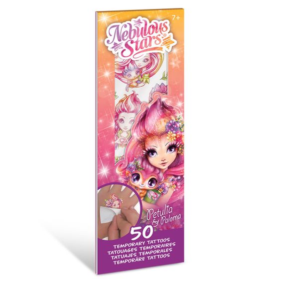 Набор временных татуировок Звездные рисунки "Петулия" Nebulous Stars 11458-1 боди-арт