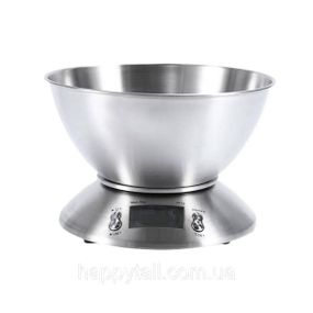 Ваги кухонні Sokany SK1204 електронні 5 кг з чашею SK1204