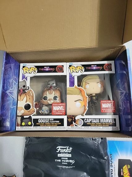Коробка Фанко Поп Марвели Оригінал Funko Pop Marvel Collector Corp Subscription Box The Marvels XL | Зображення 4