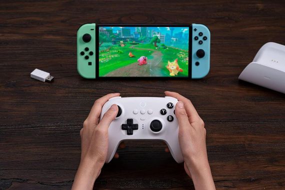Геймпад 8BitDo Ultimate Bluetooth White Edition 80NA | Зображення 7