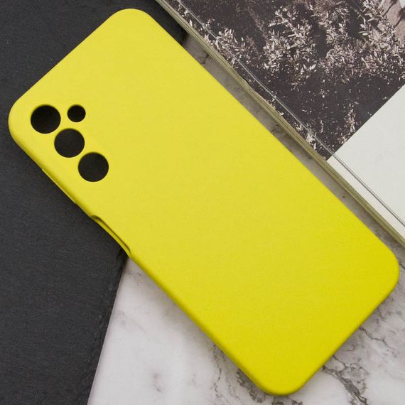 Чохол Silicone Cover Lakshmi Full Camera (AAA) для Samsung Galaxy A15 4G/5G / M15 5G Жовтий / Yellow | Зображення 4