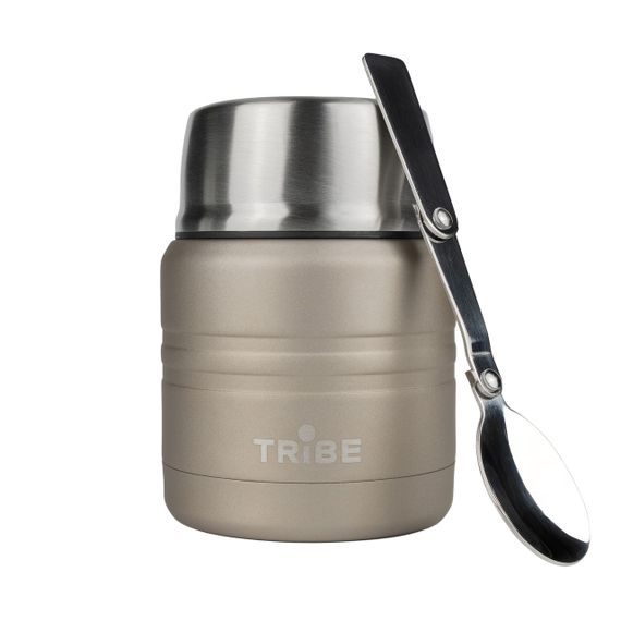 Термос харчовий Tribe Food Jar 0,35 л бежевий, термос трайб для їжі, термос для супу | Зображення 3