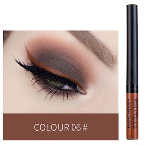 Кольорова водостійка підводка для очей HANDAIYAN Eyeliner Long Lasting Professional колір №6  Браун