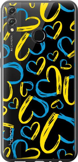 Чехол на Huawei Honor 8X Сердца UA "5292u-1596-17620"