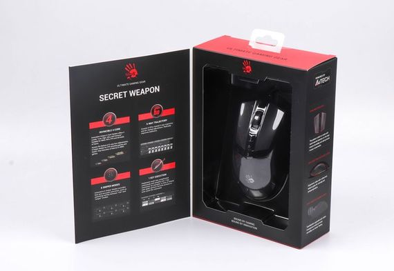 Миша ігрова A4Tech W90 Max Bloody,чорна, активоване ПЗ Bloody | Зображення 7