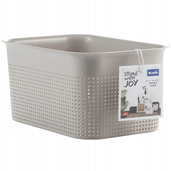 Корзина для хранения Rotho (Рото) Brisen 4,5 л (10237) Капучино | Зображення 4