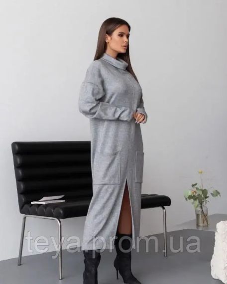 Плаття для жінок колір сірий розмір XXL FI_009402 | Зображення 1