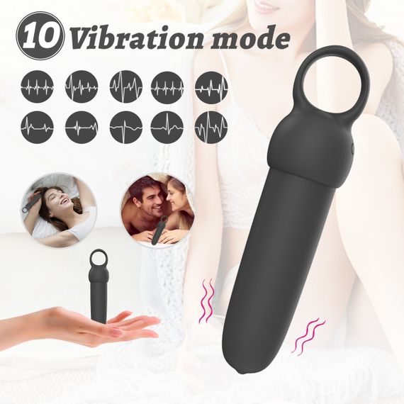 Міні-вібратор Every Night Toys Elliot світло-бірюзовий, 10 режимів вібрації Sex Aura | Зображення 2