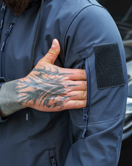 Куртка софтшелл спринг темно-синий S XL | Зображення 5