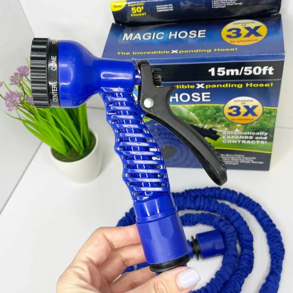 Поливальний шланг Magic Hose, Шланг з пульверизатором 15 метрів   знижка | Зображення 1