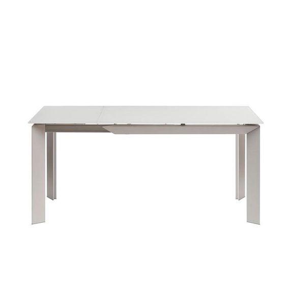 Стіл Vermont Matt White матове скло білого кольору 1200 (+500) х800х770 | Зображення 5