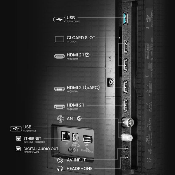 LED-телевізор Hisense 100U7Q PRO | Зображення 4