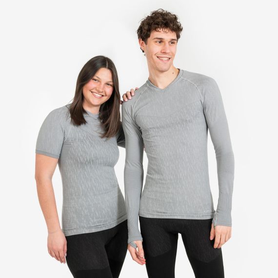 Термофутболка з довгими рукавами Keepdry для дорослих сіра - XL. | Зображення 5