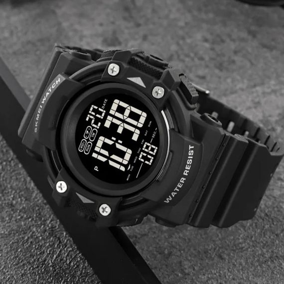 Чоловічий годинник Skmei 2195BKWT Black-White | Зображення 4