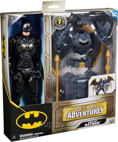 Оригинал DC Comics Batman Adventures Action Figure Бэтмен 30 см игровая фигурка с раскладными крыльями | Зображення 3