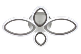 Люстра світлодіодна стельова LED світильник для квартири на стелю лед з пультом 25613 Білий 11х40х62 см.