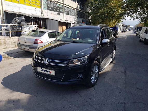 Дефлектор капоту (EuroCap) для Volkswagen Tiguan 2007-2016 рр | Зображення 8
