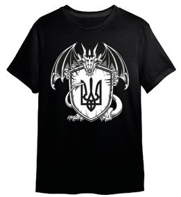 Футболка 4Profi з принтом "Дракон с Гербом"   размір L