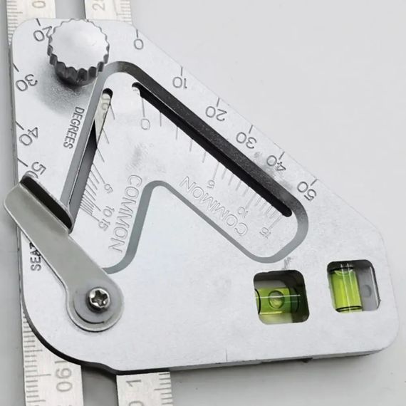 Метричний косинець для столярів TV One якісний | Зображення 2