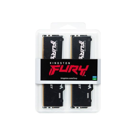 Модуль пам&#039;яті для комп&#039;ютера DDR5 64GB (2x32GB) 5200 MHz Beast RGB Kingston Fury (ex.HyperX) (KF552C40BBAK2-64) | Зображення 4
