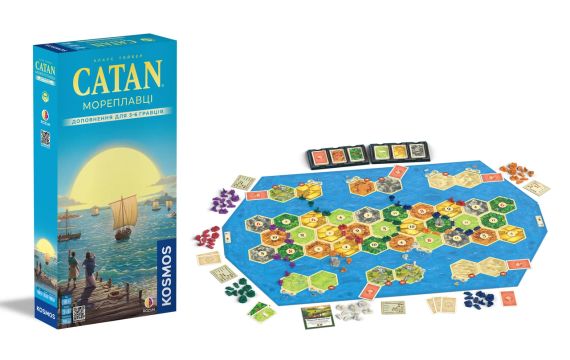 Настольная игра CATAN. Мореплаватели. Дополнение для 5-6 игроков | Зображення 1