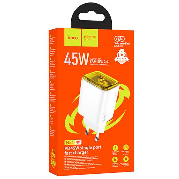 МЗП Hoco N54 Monsoon PD45W (1USB-C) | Зображення 4