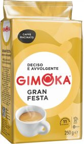 Кава мелена Gimoka Gran Festa (Джимока), суміш робусти та арабіки, 250г, Італія