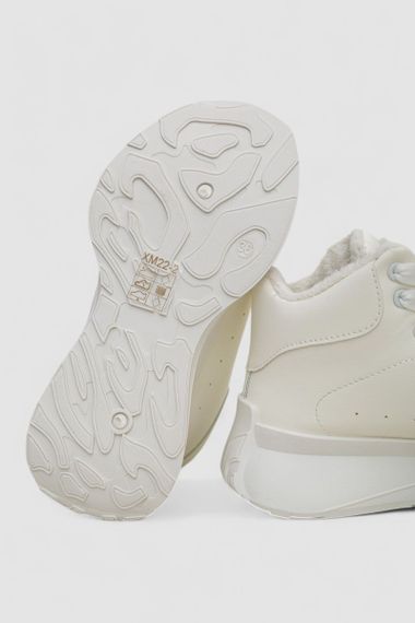 Кросівки жіночі зимові на хутрі, колір білий, 248RXM22 | Зображення 6