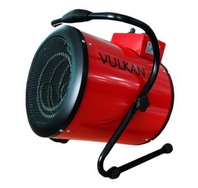 Електрична теплова гармата Vulkan 5,0 кВт, площа обігріву 60 кв.м., червоний, підлоговий, (SL-TSE-50G)