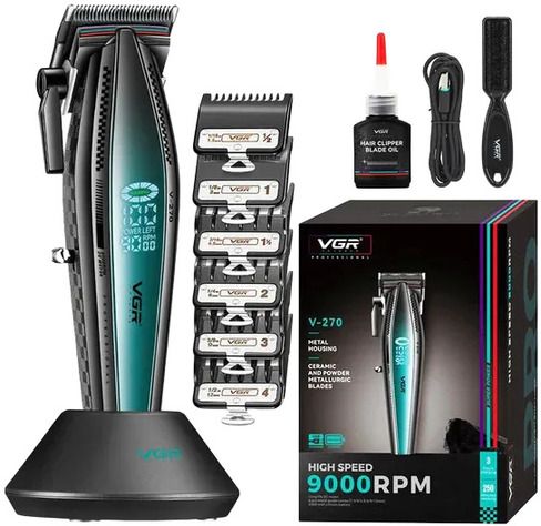 Машинка для стрижки волосся з потужним motorом VGR V-270 (45563-V-270_1508)