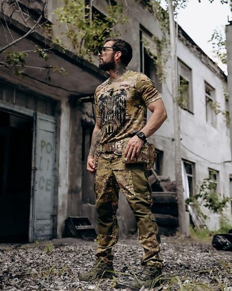 Тактична футболка для відведення поту roman eagle ДЛ7029 | Зображення 6