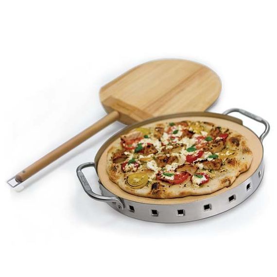 Набір для піци керам. камінь, лопатка, форма Broil King 69816 (69815) Код: 003334 | Зображення 2