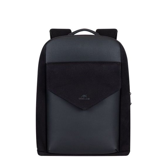 Рюкзак городской Rivacase 8524 Cardiff / Black 31х41.5х11 см черный | Зображення 2