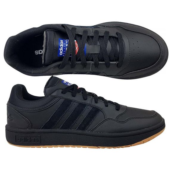 Кросівки-кеди чоловічі adidas Hoops 3.0 GY4727 (чорні, повсякденні, закриті, круглорічні, бренд адідас) | Зображення 2