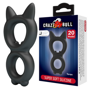 Эрекционное кольцо Crazy Bull №20 - TORAN super soft silicone, BI-210365 Sex Aura