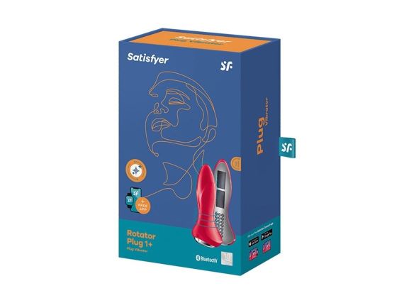 Анальна смарт-пробка з кульками, що обертаються Satisfyer Rotator Plug 1, червоний Sex Aura | Зображення 8