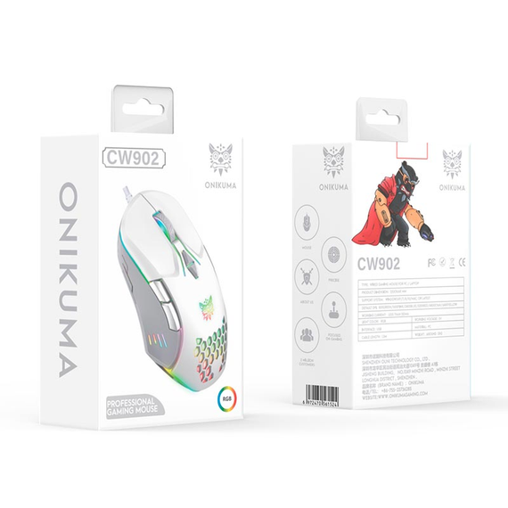 Игровая компьютерная мышка ONIKUMA Gaming CW902 RGB | Зображення 1