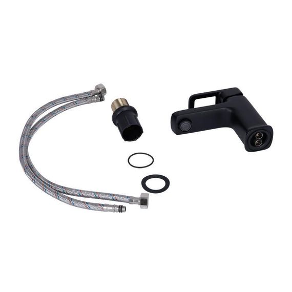 Смеситель для раковины Lidz Wawel 001 (k35) LDWAW001BLA45392 Black | Зображення 3