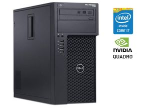 Робоча станція Б-клас Dell Precision T1700 Tower / Intel Core i7-4790 (4 (8) ядра по 3.6 - 4.0 GHz) / 16 GB DDR3 / 256 GB SSD + 500 GB HDD / nVidia Quadro K600, 1 GB DDR3, 128-bit / DVD-RW б/в