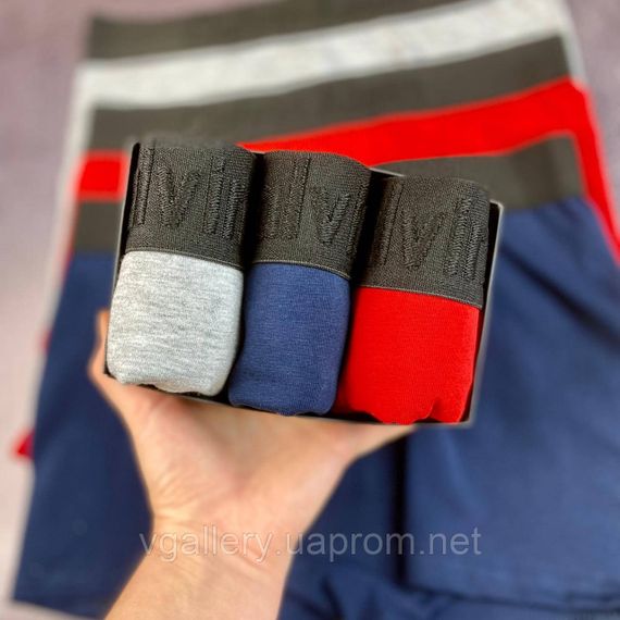 Трусы CK. Мужские трусы. Набор мужских трусов 3 штуки 3ХЛ | Зображення 1