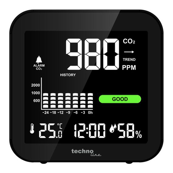 Метеостанція Technoline WL1025 Black (WL1025) | Зображення 4