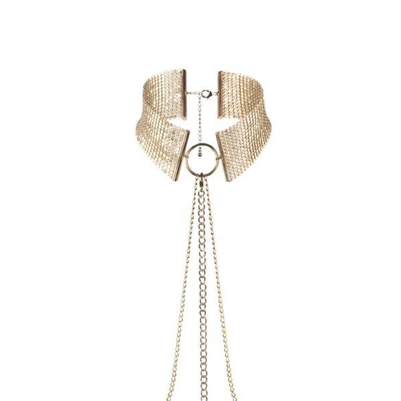 Намисто-комір Bijoux Indiscrets Desir Metallique Collar, Gold | Зображення 1