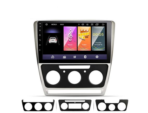 Штатна магнітола TORSSEN Skoda Octavia A5 08-13 silver F10116